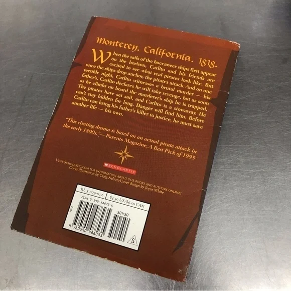 The Stowaway: A Tale of California Pirates by: Kristiana Gregory, paperback book - Picture 4 of 5